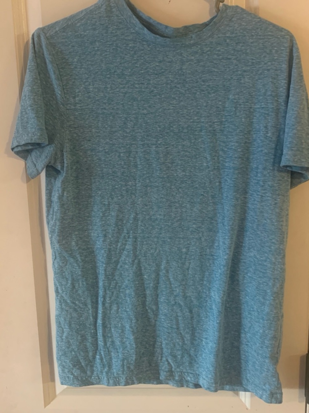 Goodfellow & Co Heathered Light Blue Short Sleeve Tee
